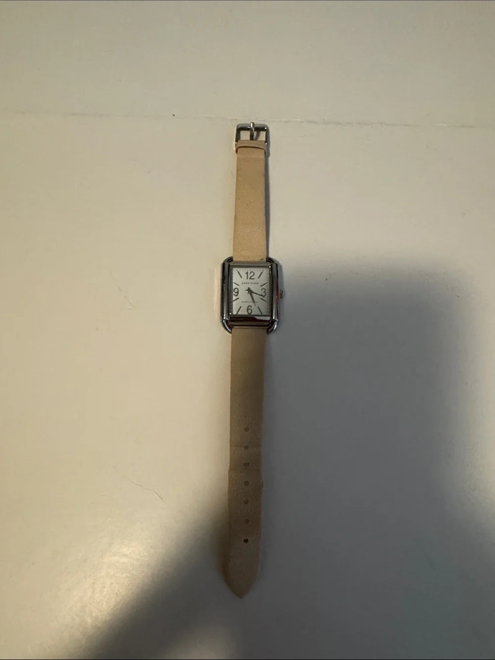 Anne Klein rectangular silver